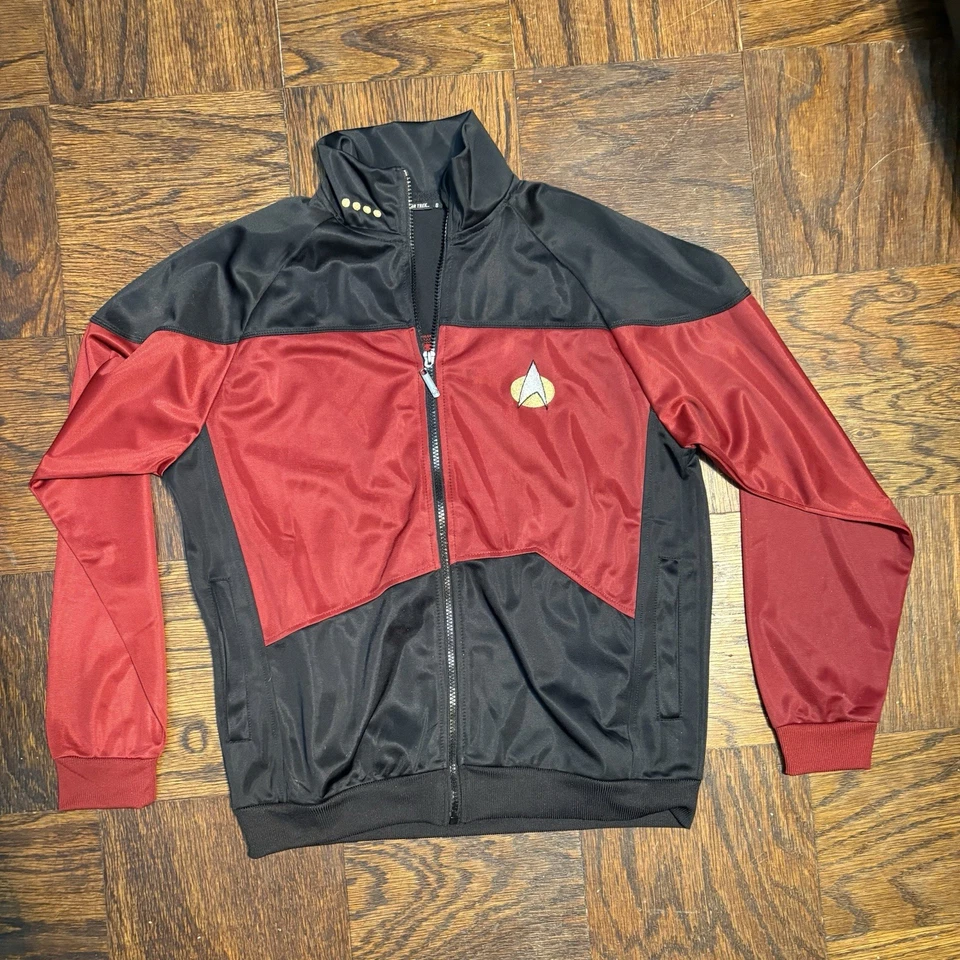 Robe Factory Star Trek  Command Track Jacket Size S (measures larger)Red Captain - Image 1 of 4