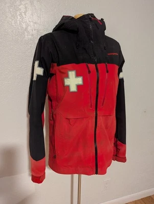 Patagonia Ski Patrol Goretex Jacket S Men Black/Red Lined Reflective Small - Image 1 of 4