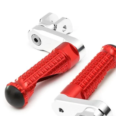 Clavijas de pie delanteras rojas elevables MPRO 1,5 pulgadas para Ducati Monster 937 22 23 Foto 1 de 4