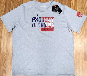 ¡NUEVO! CAMISETA UNDER ARMOUR HEATGEAR PROTECT THIS HOUSE 3X-GRANDE, XXXL - Imagen 1 de 5