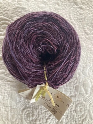 Rowan Fine Art Yarn Wool CAKE Nylon Mohair Silk Purple Lavender SH 314 - Image 1 of 3