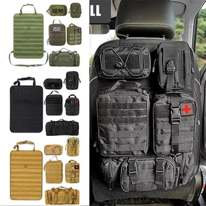Car Seat Back Organizer Bag Universal Detachable Multifunction Tactical Molle AU - Picture 1 of 15