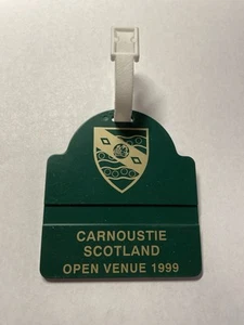 Rare Carnoustie Golf Links Golf Bag Tag - 1999 Open Championship - A Beauty! - Picture 1 of 2