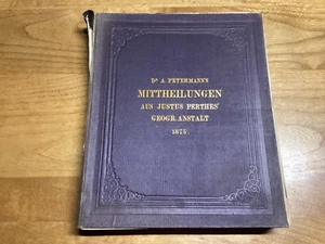 Mittheilungen Aus Justus Perthes' Geographischer Anstalt - With Maps - Picture 1 of 11