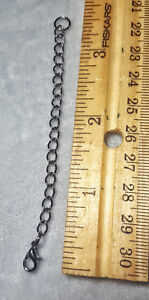 3-1/2" Necklace bracelet Chain Extender Extension each six colors plus stainless