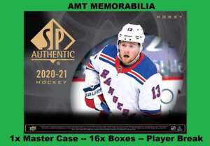 Josh Norris Ottawa Senators 2020/21 UD SP Authentic 1X Case 16X BOX BREAK #2