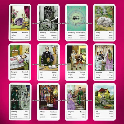 JEU CARTES DIVINATOIRES - TAROT ORACLE TZIGANE GITAN Hongrois 36 Cartes