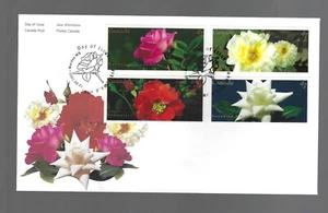 Canada First Day Cover Rose Set Aug 1, 2001 - Picture 1 of 1