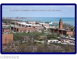 Great Lakes ILL Naval Training Center  Refrigerator Magnet Gift Card Insert - Picture 1 of 1