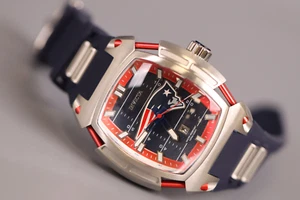 INVICTA NFL Men 53mm Stainless Steel + Silver Blue+White+Red dial PC32 Quartz - Picture 1 of 5