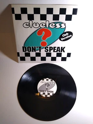 Clueless Don't Speak Vinyl 12" EP Record Germany 1997 House Synth-Pop ZYX Music - Image 1 of 4