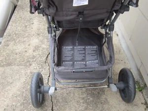 Baby Trend Skyview Stroller, Bluebell. Storage Bin. FABRIC ONLY. No Frame. - Picture 1 of 18