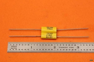 2pc ISKRA KEU-1011 MKT 47nF 400V METALLIZED POLYESTER FILM CAPACITOR TUBE AMPLIF - Picture 1 of 2