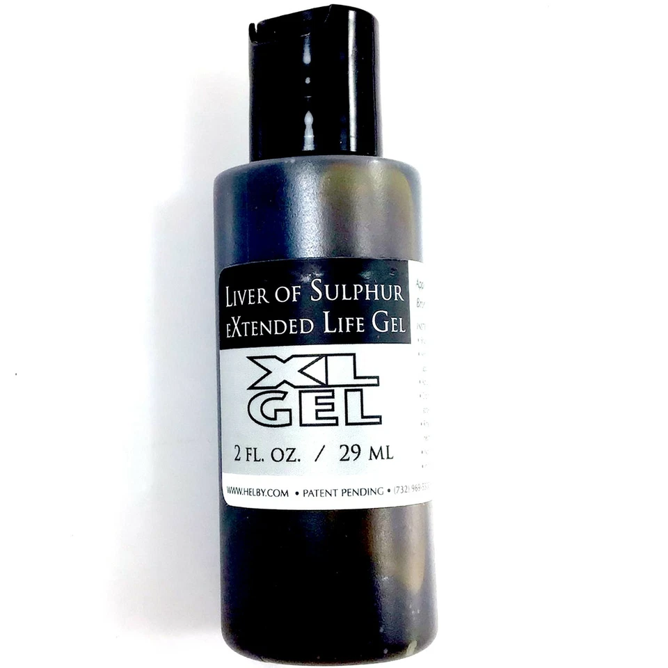 Extended Life Liver of Sulfur Patina Oxidation GEL - 2 Ounces