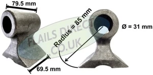 Berti/Teagle para adaptarse 110-1950 - Flail forjado - Imagen 1 de 1