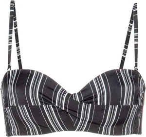 Protest Damen Bikini Top Oberteil Bademode Mm Madeira Ccup Bandeau Schwart/Weiß - Bild 1 von 4