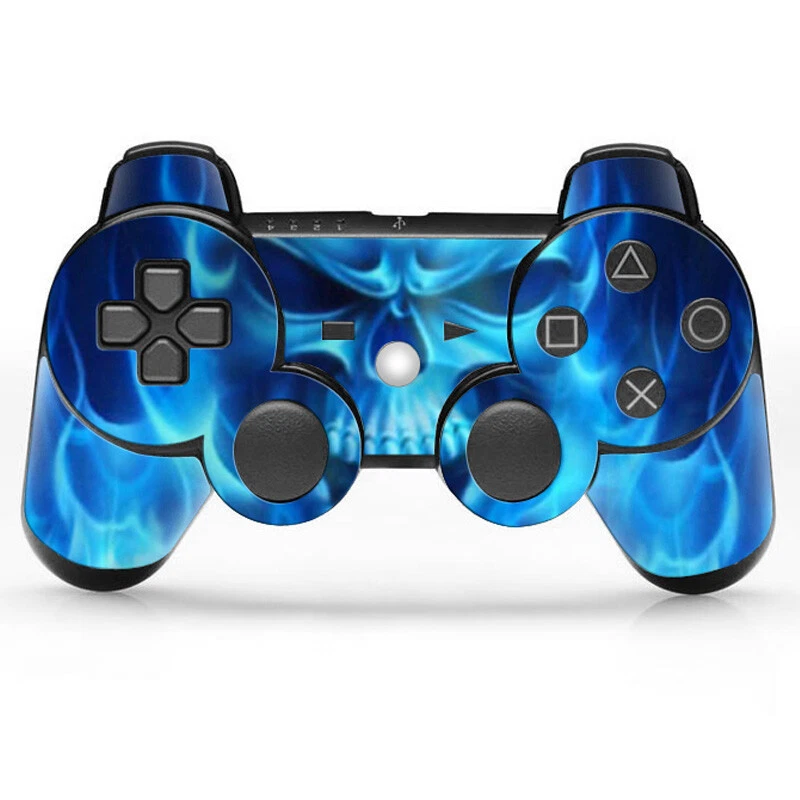 BLUE FIRE Skin Sticker Decal for Playstation3 Dualshock Wireless Controller PS3 - Image 1 of 1