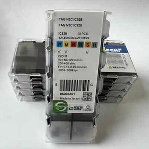 ISCAR / TAGN3C IC928 / Hartmetalleinsätze 10 Stück - Bild 1 von 5