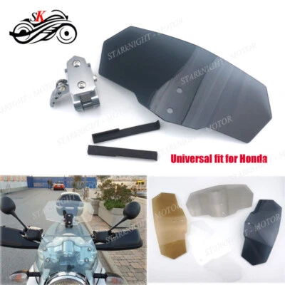 SK Motorcycle Accessories Airflow Wind Deflector Spoiler Windshield For Honda Foto 1 de 4