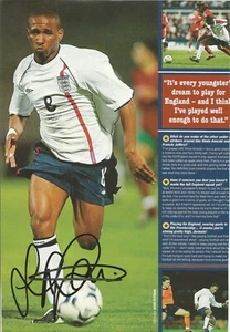 ENGLAND, TOTTENHAM & WEST HAM: JERMAIN DEFOE SIGNED 12x8 MAGAZINE PICTURE+COA - Picture 1 of 1