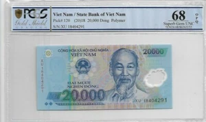 2018 VIETNAM 20000 DONG PCGS68 OPQ SUPERB GEM UNC <P-120> - Picture 1 of 2