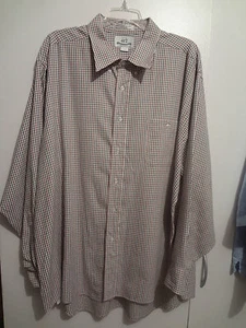 GR. 18 1/2 34/35 VAN HEUSEN LANGARM GEKNÖPFTES HERRENHEMD, 100 % BAUMWOLLE, GUTER ZUSTAND - Bild 1 von 9