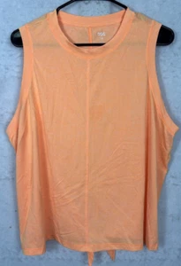 DSG Tank Top Key Tie Back orange perforiert Schwänze sportlich ärmellos Damen 1X - Bild 1 von 7