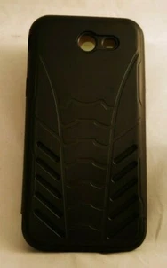 Black Hybrid Armor For Samsung J3(2017) Phone Case (1801) - Zdjęcie 1 z 7