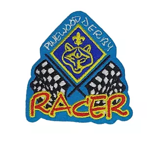 Patch Pinewood Derby Racer Cub Scout Boy Scout Cub Scout Webelo's Patch - Foto 1 di 3