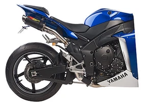 2009-2014 Yamaha R1 MGP Carbon Fiber Exhaust Slip On Hotbodies Racing 2012 2013 - Picture 1 of 1