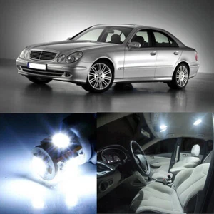22 piezas luz interior LED blanca canbus para Mercedes Benz Clase E W211 2003-2009 - Imagen 1 de 10