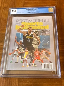 Nikola Jokic Sports Illustrated CGC 8.0 White Pages (Denver Nuggets NBA Champs) - Picture 1 of 3