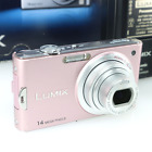 [Presque comme neuf] Appareil photo numérique compact rose Panasonic LUMIX DMC-FX66 du Japon