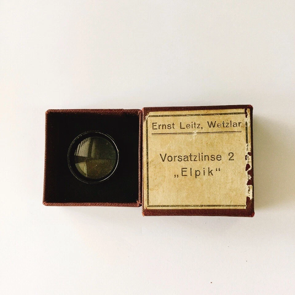 Leica Ernst Leitz Wetzlar Vorsatzlinse2 Elpik Close up Lens for Elmar 50mm f/3.5 - Image 1 of 4