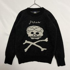 Jelado Skull Jacquard Knit Sweater M W54cm/L61cm JAPAN