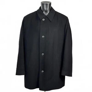 Odermark Kaschmir Wolle Smart Formal Herren Kurz Mantel Größe L / XL 46R - Bild 1 von 10