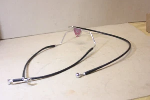 Kit de línea de freno delantero +8" vinilo negro Harley-Davidson Touring 2008-2013 sin ABS - Imagen 1 de 4