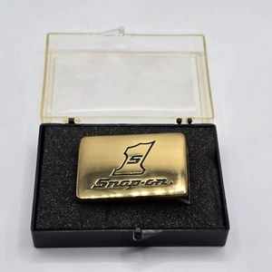 Vintage Snap-On Tools Belt Buckle SPP-556 Solid Brass - Picture 1 of 3