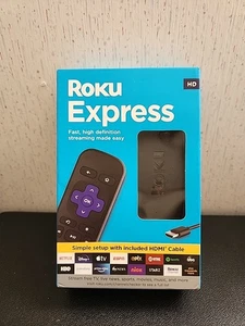 Roku Express HD Streaming Media Streamer - Schwarz - Bild 1 von 2