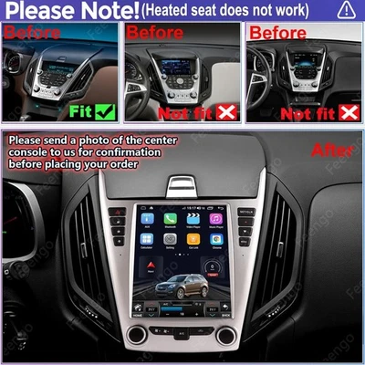 9.7" HD Car Radio GPS Navigation Android 6+128GB For Chevrolet EQUINOX 2010-2016 - Image 1 of 4