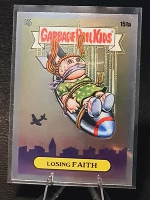 Losing Faith #151a 2021 Chrome Garbage Pail Kids Original Series 4 Base L0146A - Image 1 of 2