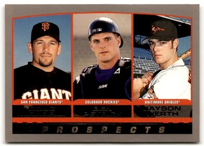 Doug Mirabelli/Ben Petrick/Jayson Werth 2000 Topps #448 - Image 1 of 2