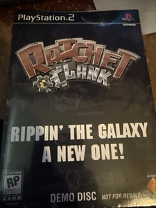 Ratchet & Clank Rippin' The Galaxy A New One Demo Disc (PS2) - Sealed - Picture 1 of 2