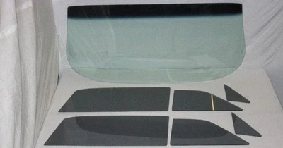 Ford Fairlane 1962 63 64 65 sedán de 2 puertas vidrio verde parabrisas gris puerta de ventilación Qtr Foto 1 de 3