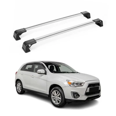 Roof Rack Cross Bars Alu for Mitsubishi Outlander Sport 2011-2024 Gray 2Pcs - Изображение 1 из 4