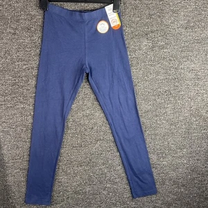 Wonder Nation L 10-12 Tough Cotton Leggings Girls Blue Dye NEW - Picture 1 of 5