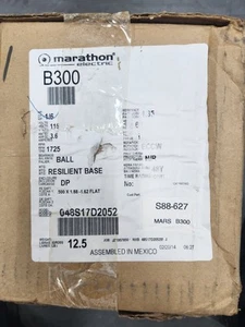 New NOS Marathon Electric B300 1/6HP 60Hz ECCW 1725RPM DP Enclosure Motor - Picture 1 of 2