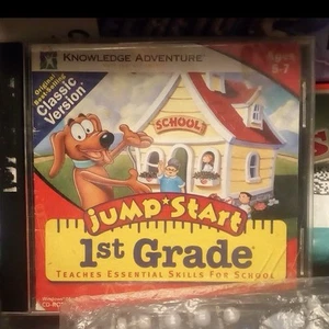 Just Start 1st Grade PC CD Rom Game-Rare Original Classic Version 1995 - Picture 1 of 3