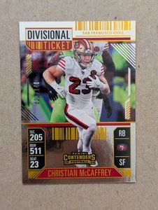 2024 Panini Contenders - Christian McCaffrey #86 Divisional Ticket /149 - Picture 1 of 3
