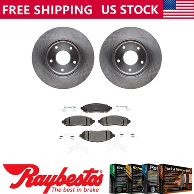 Rotores de freno delanteros + pastillas de freno de cerámica y herrajes para hoja 2011-2013 Foto 1 de 4